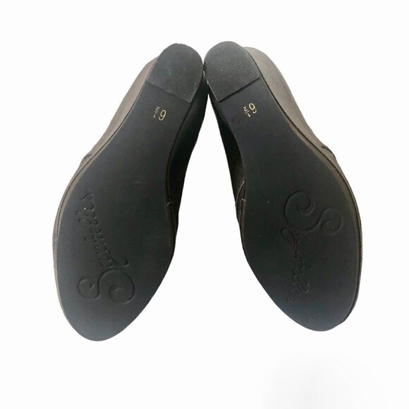 Anthropologie Seychelles Ankle Boots Booties Grey Quilted Lace-Up Size 6.5 - Picture 5 of 7